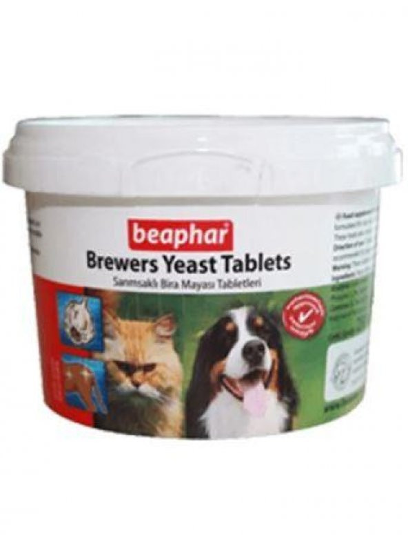 Beaphar Brewers Yeast Kedi Köpek Sarımsaklı Maya Tableti 250 Tablet