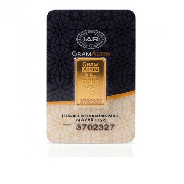 2.5 gr 24 Ayar İAR Gram Altın