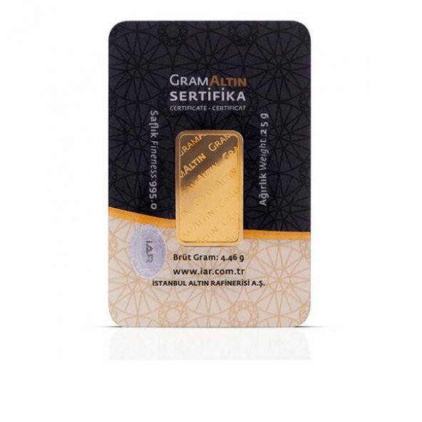 2.5 gr 24 Ayar İAR Gram Altın - 2