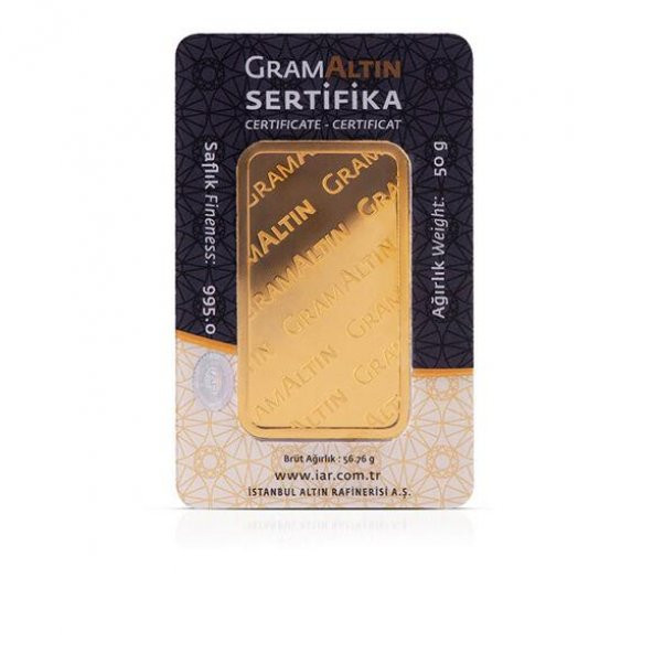 50 gr 24 Ayar İAR Gram Altın - 2