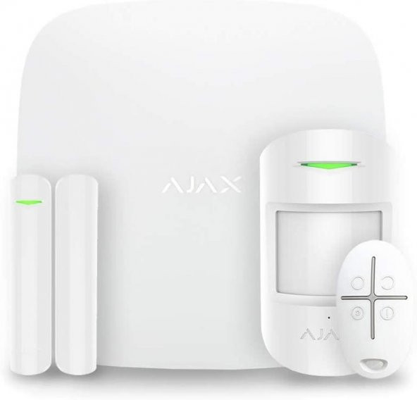 Ajax Hubkit Kablosuz Alarm Seti / Starterkithub Beyaz