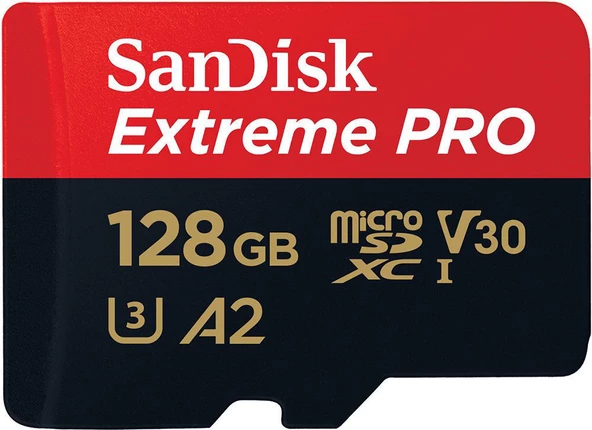 SANDISK 128GB Extreme PRO microSDXC UHS-I SDSQXCD-128G-GN6MA