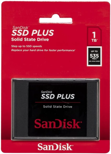 SANDISK 1TB SSD PLUS 2.5 535-350 MBS SATA3 SDSSDA-1T00-G27 - 1