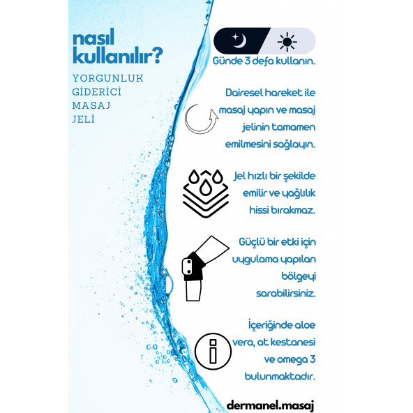 Dermanel Yorgunluk Giderici Masaj Jeli - 4