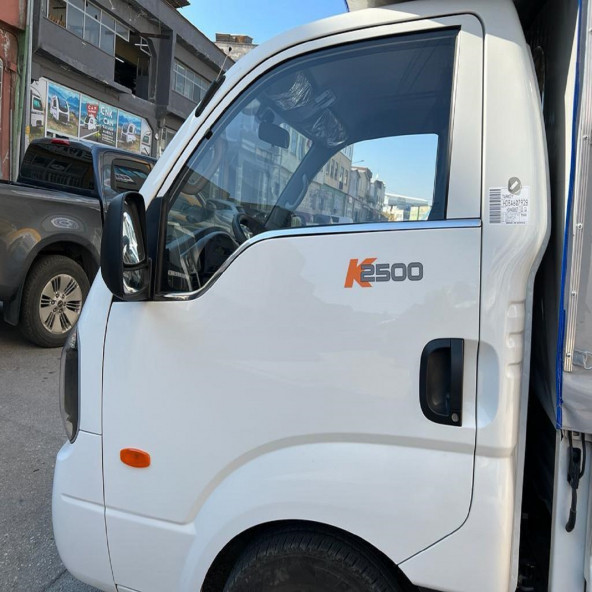 Kia Bongo Krom Cam Çıtası 2 Parça 2008+ Paslanmaz Çelik - 4