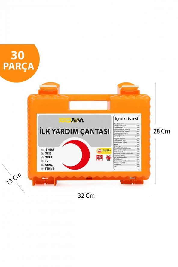 İlk Yardım Ecza Dolabı İlk Yardım Seti ve Acil Müdahale Çantası