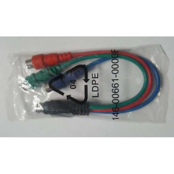 7 Pin S-Video to RGB 3'lü RCA Kablo - Resim 7