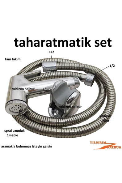 Taharat Matik Set Taharatmatik Taharet Fiskiye Duş Fiskiyesi Taharatlanma - 2
