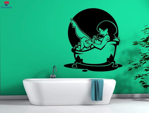 Duvar Banyo Dekoratif Sticker Banyo Gevşeme Su Banyo Kabarcıkları Iç Dekor Benzersiz Hediyelik