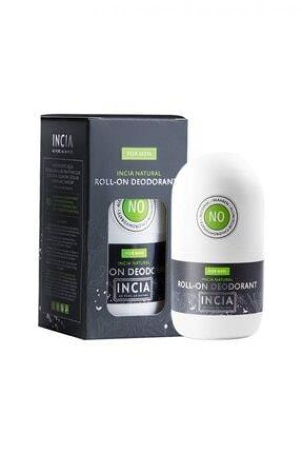 INCIA Doğal Roll-On Deodorant Erkekler İçin 50 ml