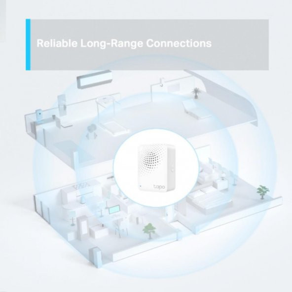 TP-Link Tapo TP-H100 Alarm Özellikli Kablosuz Akıllı Dağıtıcı - 4