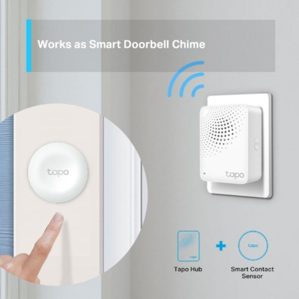 TP-Link Tapo TP-H100 Alarm Özellikli Kablosuz Akıllı Dağıtıcı - 5