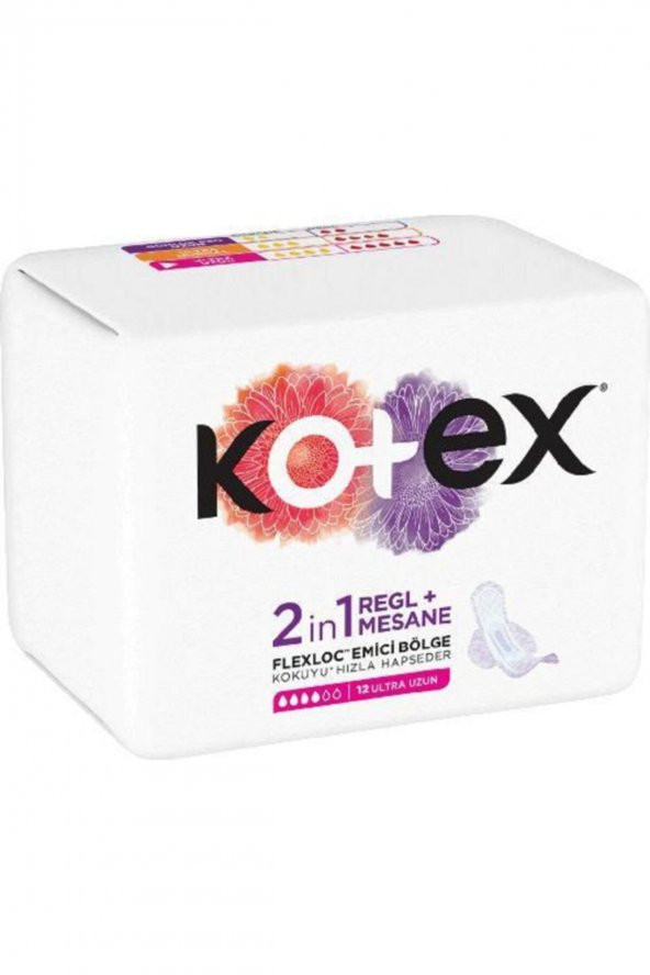 Kotex Ultra Uzun 12 Li 2/1 Regl + Mesane