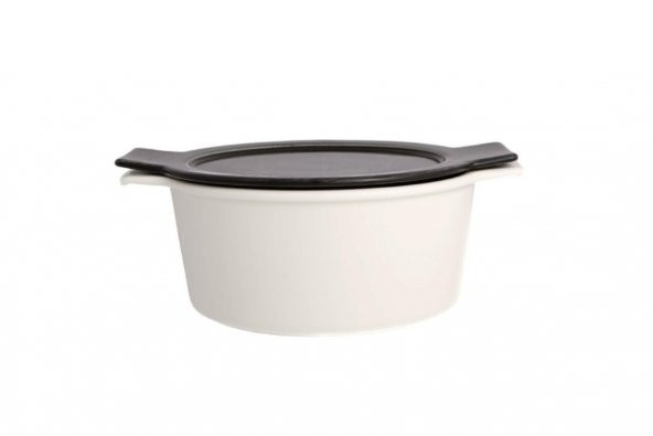 Porland Cookland Fire Siyah Kapaklı Derin Tencere 1.3 Lt 04CLA000014 - 2