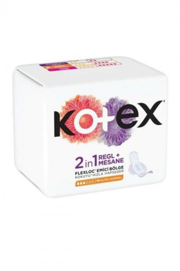 Kotex Ultra Normal 14 Lü 2/1 Regl + Mesane