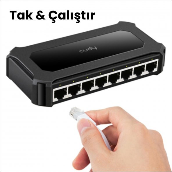 Cudy GS108D 10/100/1000M 8 Port Gigabit Switch - 3