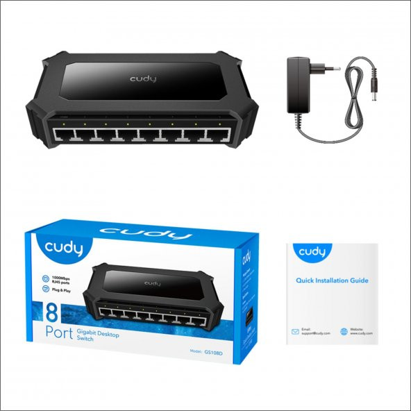 Cudy GS108D 10/100/1000M 8 Port Gigabit Switch - 6