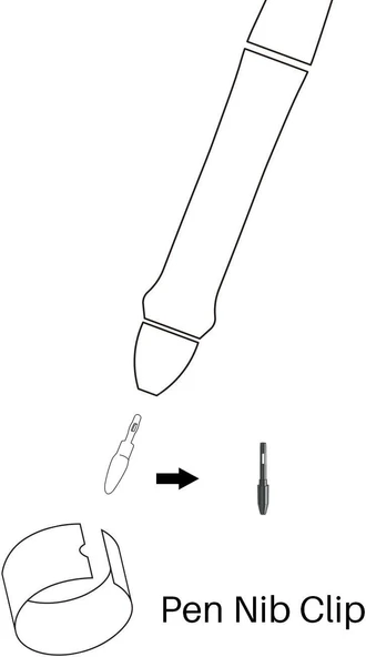 Artisul Pilsiz Stylus P58B/P59 için Kalem Ucu N05 - 3