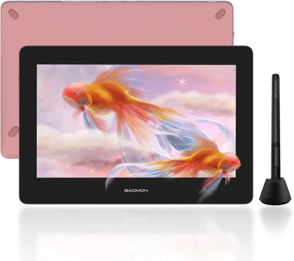 GAOMON PD1220 11.6 Inc Grafik Çizim Tableti - Toprak Kırmızı