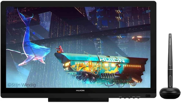 HUION KAMVAS 20 Grafik Çizim Monitörü Kalem Ekranlı Çizim Tableti