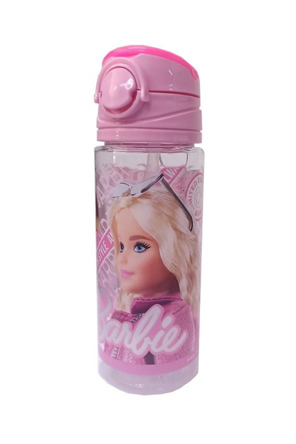 Kız Çocuk Barbie Matara 500 ml 1 Adet Lisanslı Barbi Suluk Okul Matarası Öğrenci Suluğu - 2