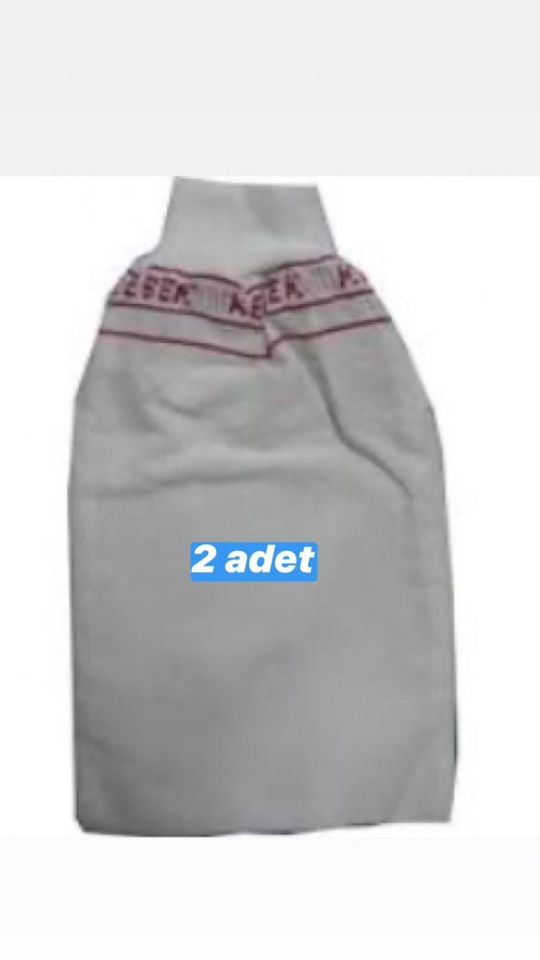 Kelebek Lastikli Kese Kalın Kese 2 Adet
