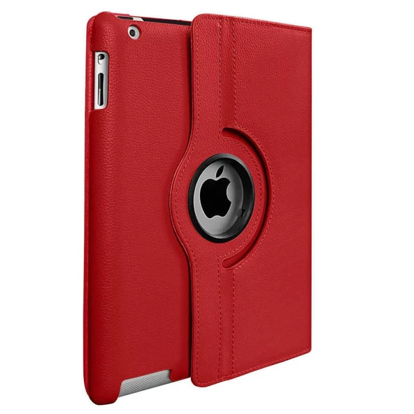 Smcase Apple iPad 2 3 4 Kılıf 360 Dönebilen Koruma Kapaklı Standlı dn2 - Resim 4