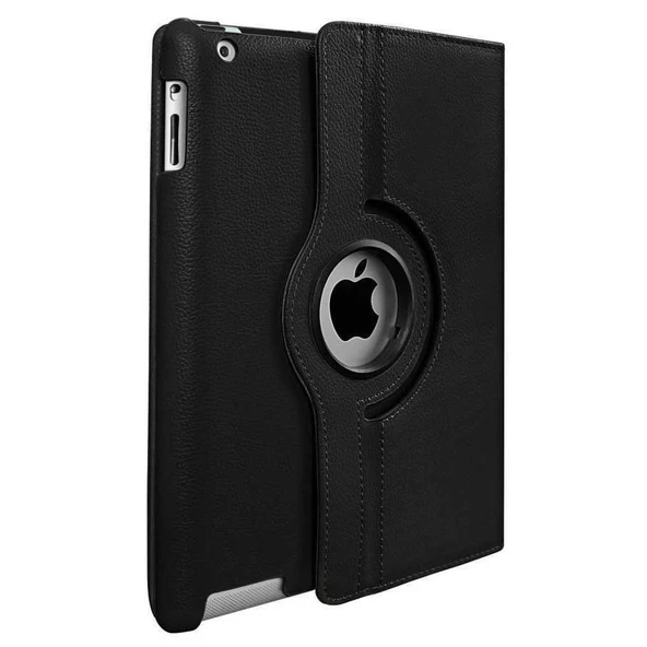 Smcase Apple iPad Mini 1 Kılıf 360 Dönebilen Koruma Kapaklı Standlı dn1