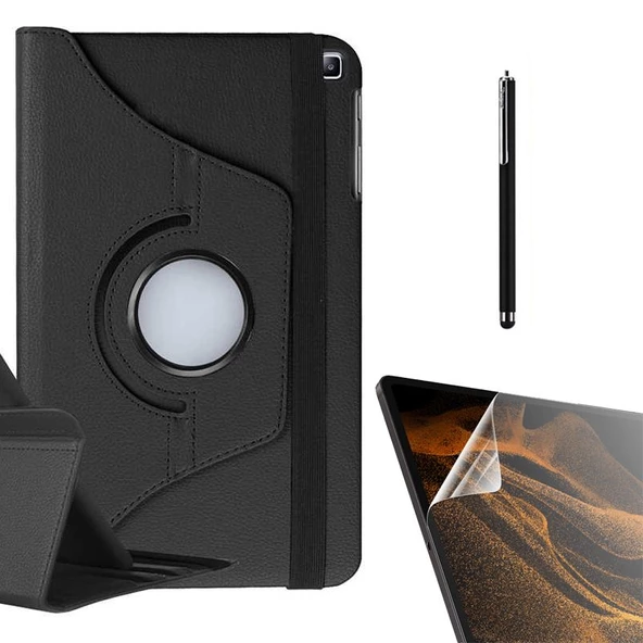 Smcase Samsung Galaxy Tab A7 10.4 T507 2020 Kılıf 360 Dönebilen Koruma Kapaklı Standlı dn22  Nano  Kalem