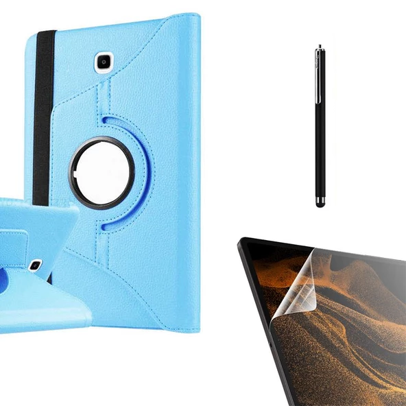 Smcase Samsung Galaxy Tab S2 9.7 T815 Kılıf 360 Dönebilen Koruma Kapaklı Standlı dn22  Nano  Kalem - Resim 6