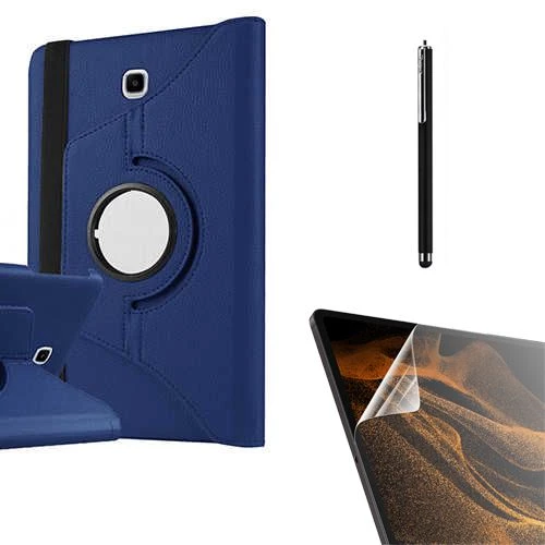 Smcase Samsung Galaxy Tab S2 9.7 T815 Kılıf 360 Dönebilen Koruma Kapaklı Standlı dn22  Nano  Kalem - Resim 3