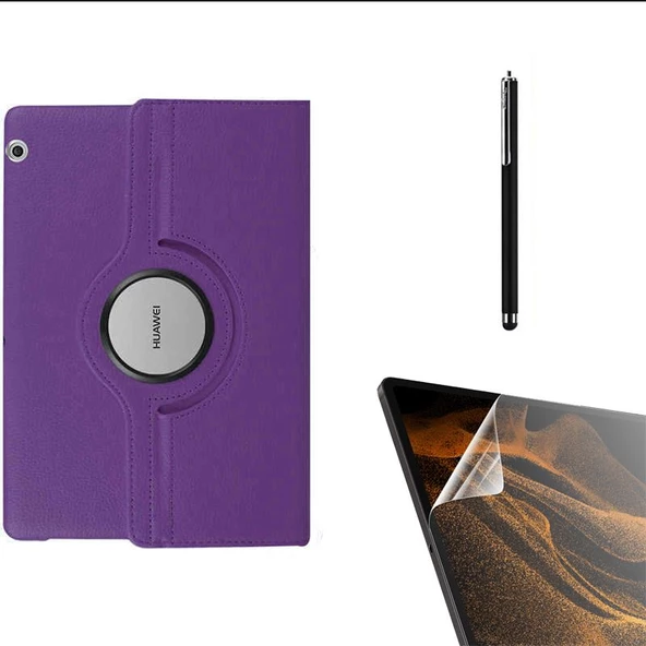 Smcase Huawei T3 10 inç Kılıf 360 Dönebilen Koruma Kapaklı Standlı dn22  Nano  Kalem - 10