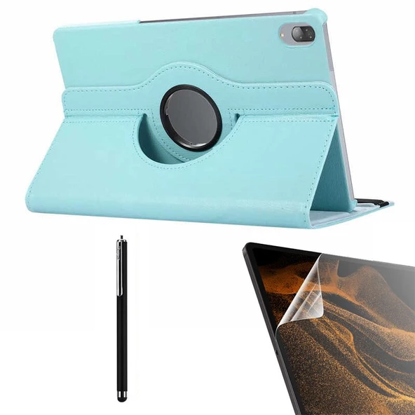 Smcase Lenovo M10 TB X505F Kılıf 360 Dönebilen Koruma Kapaklı Standlı dn22  Nano  Kalem - Resim 6