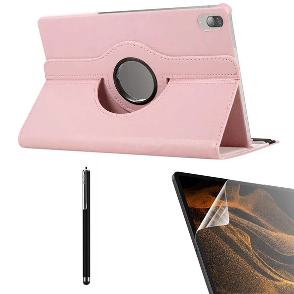 Smcase Lenovo M10 TB X505F Kılıf 360 Dönebilen Koruma Kapaklı Standlı dn22  Nano  Kalem - Resim 7