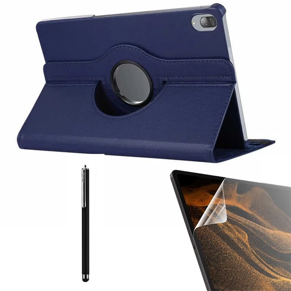 Smcase Lenovo M10 TB X505F Kılıf 360 Dönebilen Koruma Kapaklı Standlı dn22  Nano  Kalem - Resim 3