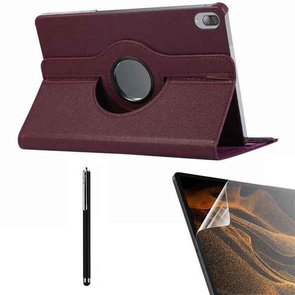 Smcase Lenovo M10 TB X505F Kılıf 360 Dönebilen Koruma Kapaklı Standlı dn22  Nano  Kalem - Resim 5