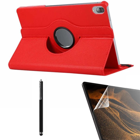 Smcase Lenovo M10 TB X505F Kılıf 360 Dönebilen Koruma Kapaklı Standlı dn22  Nano  Kalem - Resim 4