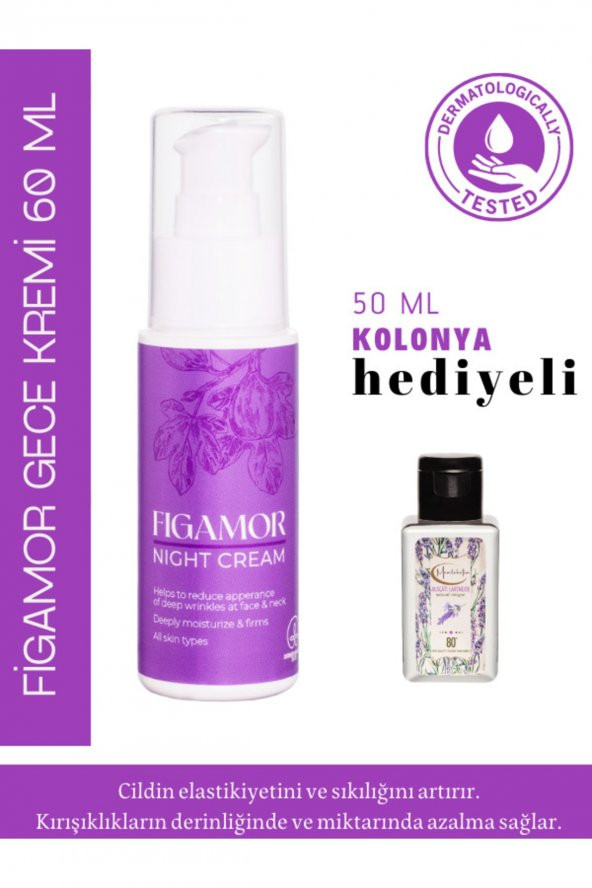 Figamor Nemlendirici Sıkılaştırıcı & Kırışıklık Karşıtı Onarıcı Gece Kremi 60 ml