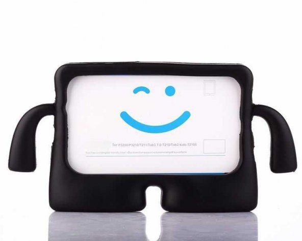 Smcase Samsung Galaxy Tab A8 10.5 SM x200 2021 Kılıf Tutacaklı Çocuklar İçin Silikon ib1