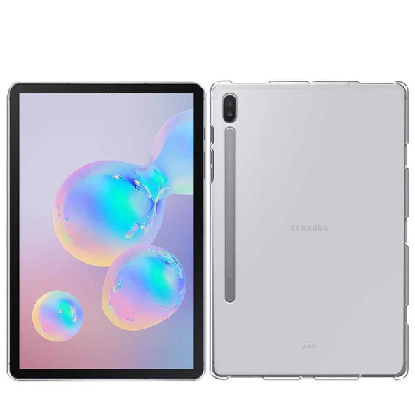 Smcase Samsung Galaxy Tab S7 SM-T970 Kılıf Arkası Buzlu Lüx Koruma Silikon s2 - 3