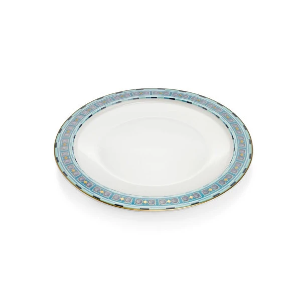 Schafer Tılsım Sapphire Yemek Takımı 60 Parça-Turkuaz - 11