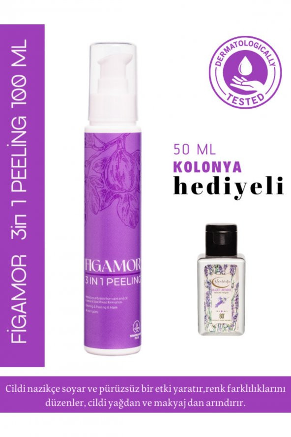 Figamor Canlandırıcı Cilt Tonu Eşitleyici & Pürüzsüzlük Sağlayan 3 in 1 Yüz Peeling 100 ml