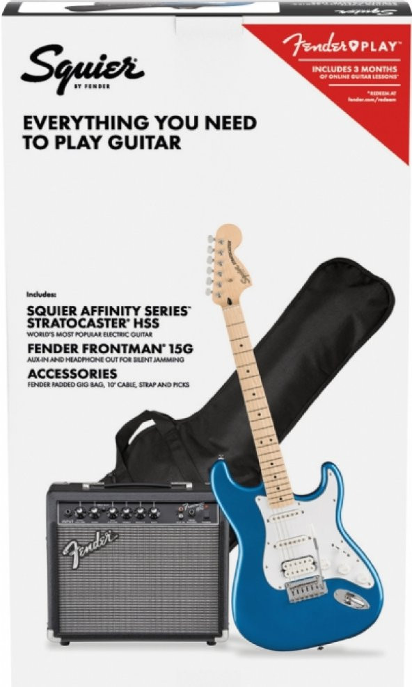 Squier Affinity Strat HSS MN LPB Frontman 15G Set - 2
