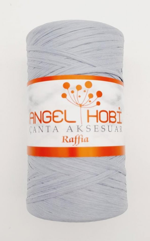 Angel Çanta Aksesuar Gri Renk Angel Rafya İp