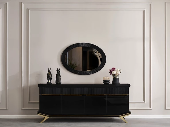 MASARATİ GOLD MDF YEMEK ODASI TAKIMI - Resim 4