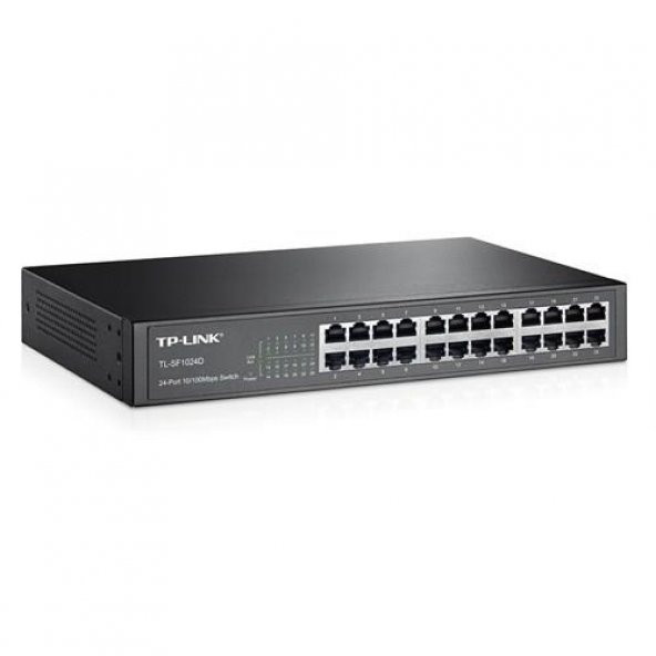 TP-Link TL-SF1024D 24 Port 10/100Mbps 13" Çelik Kasa Switch - 2