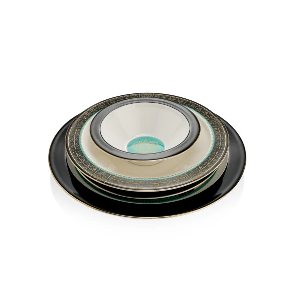 Schafer Tılsım Dreamy Yemek Takımı 60 Parça-Siyah - 10