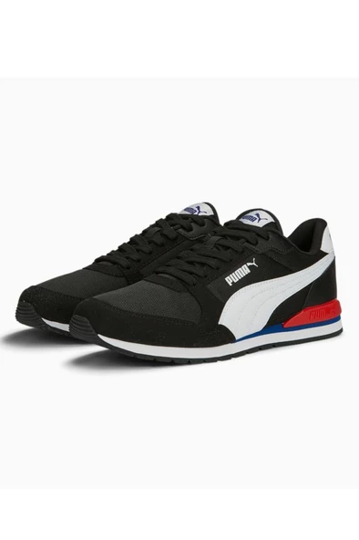 Puma ST Runner v3 Mesh Unisex Sneaker Ayakkabı Siyah Beyaz 36-40