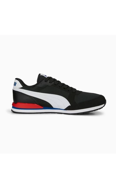Puma ST Runner v3 Mesh Unisex Sneaker Ayakkabı Siyah Beyaz 36-40 - Resim 3