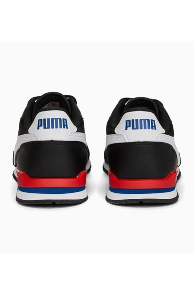 Puma ST Runner v3 Mesh Unisex Sneaker Ayakkabı Siyah Beyaz 36-40 - Resim 5